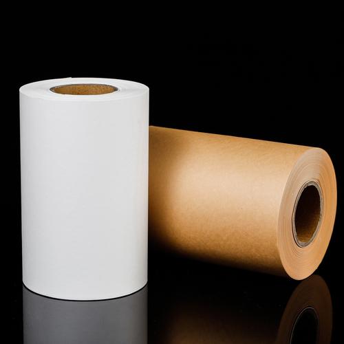 本色白色防油纸厂家供应包装纸包装牛皮纸卷可印刷淋膜原材料批发